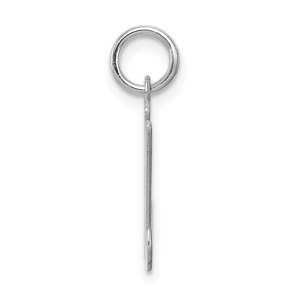 Sterling Silver, Sophia Collection, Small Script Initial M Pendant - Picture 2 of 5